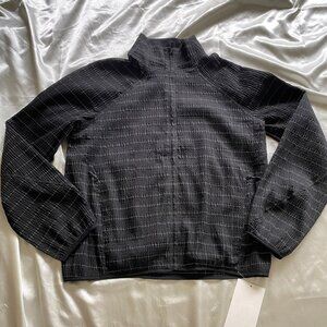 NWT Lululemon Adapted State Textured Jacket Reflected Grid Black Small